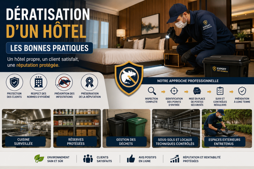 Dératisation d'un hôtel : bonnes pratiques pour garantir l'hygiène et protéger votre réputation 2